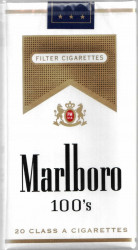 Marlboro gold pack 100 S (USA)