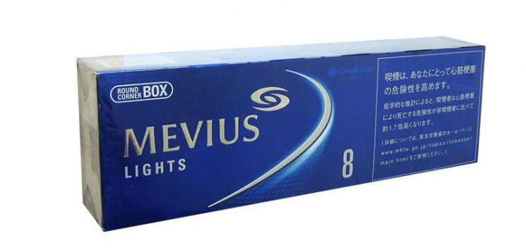 Mevius Lights 8 Round BOX (Япония)